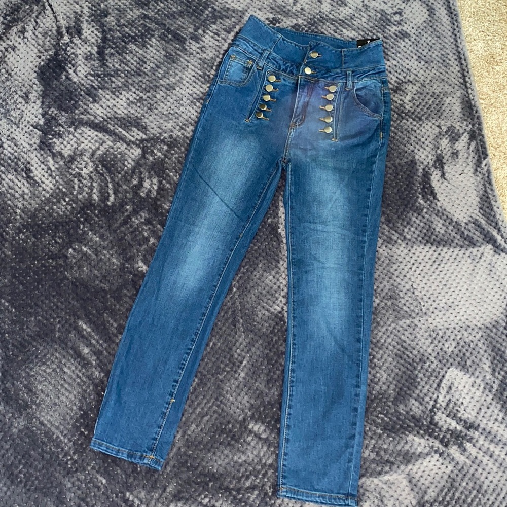 Fashion nova High Rise Skinny Jeans - Medium Wash